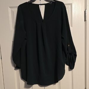 Papermoon Dark Green Blouse